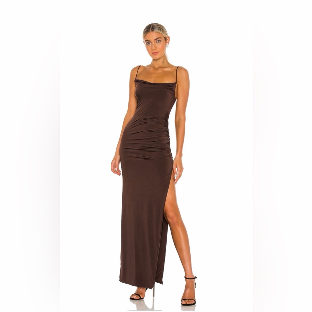 Lovers + Friends Chocolate Brown Maxi Dress